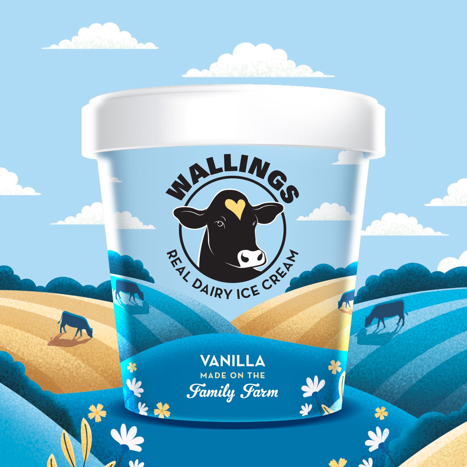 79/Mini Vanilla Tubs x24 (Wallings)